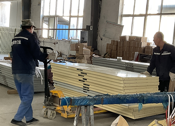 厂房实景（防火门 半制品）